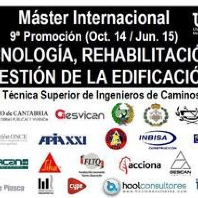 MASTER UNIVERSITARIO EN TECNOLOGÍA Y GESTIÓN DE LA EDIFICACIÓN